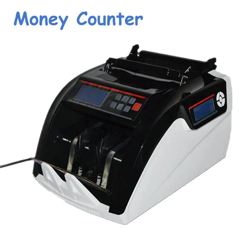 Compteur de billets multi-monnaie Compatible, Machine de comptage d'argent liquide, adapté aux compteurs de billets EURO US DOLLAR 5800D