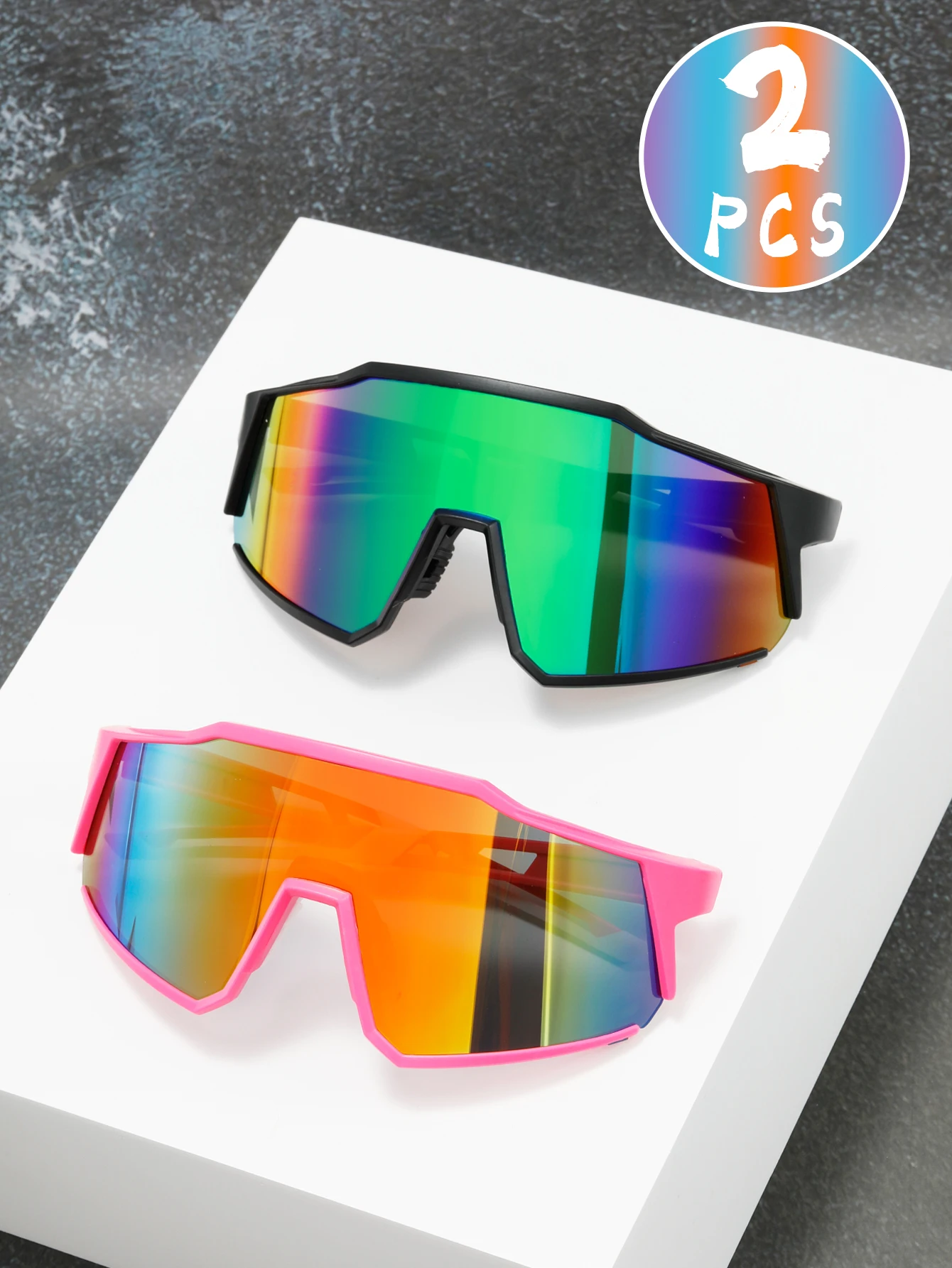 1 шт./2 шт., большая коробка, персонализированные модные очки, женские аксессуары 1 шт./2 шт., большая коробка, персонализированные модные очки, женские аксессуары