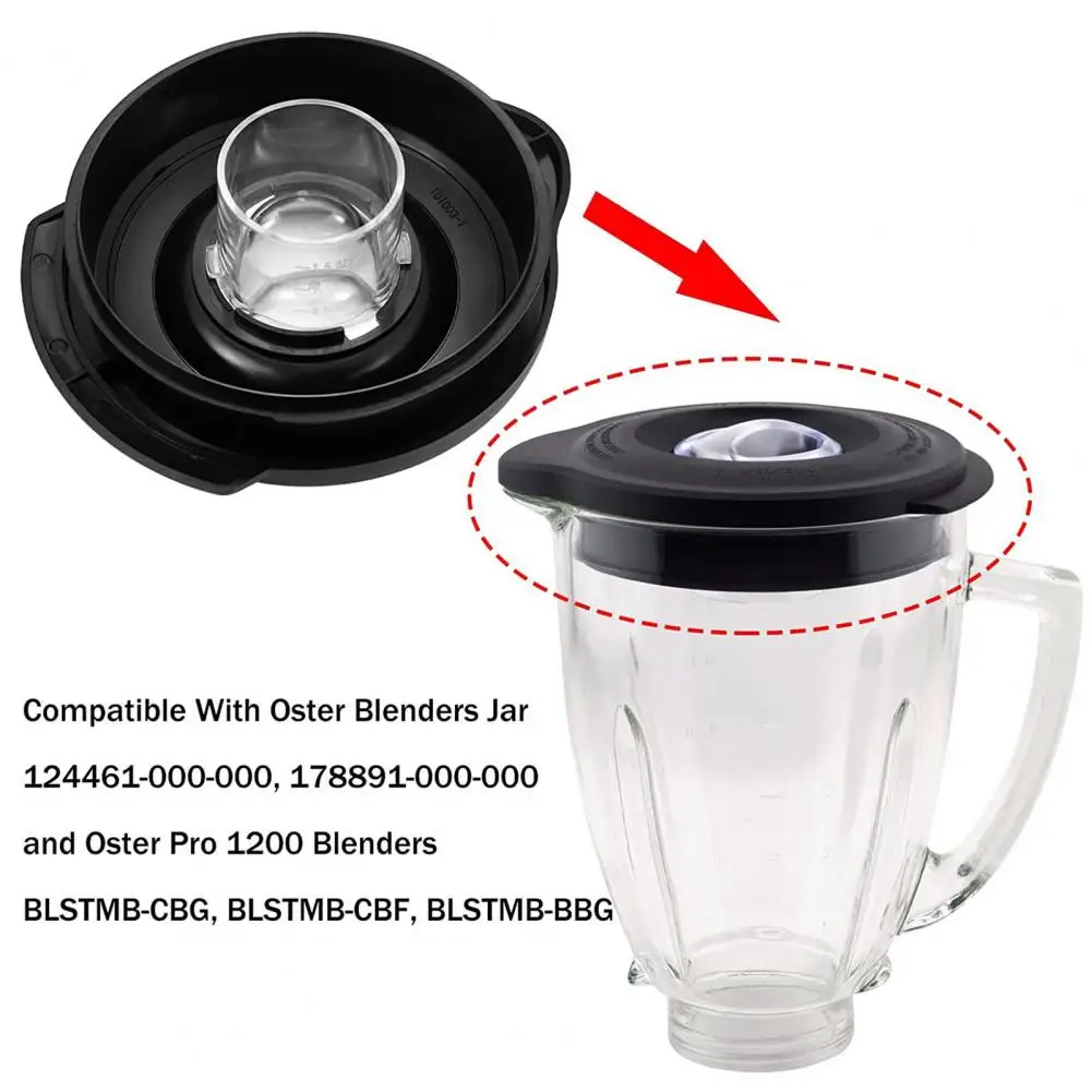 Blender Cover with Scale Food Grade Juicer Cover BPA-free Blender Lid Blender Tank Parts Juicer Lid for Oster Pro