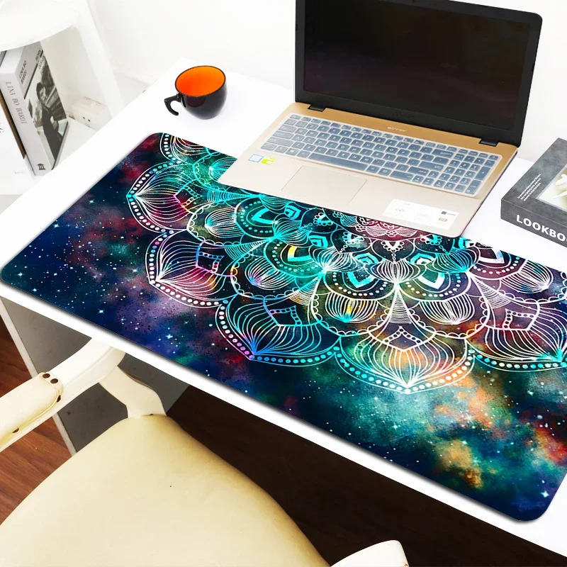 

Office Accessories Mandala Computer Mouse Pad Gamer Desk Mat Mousepad Anime Pc Cabinet Games Keyboard Gaming Mats Extended Xxl