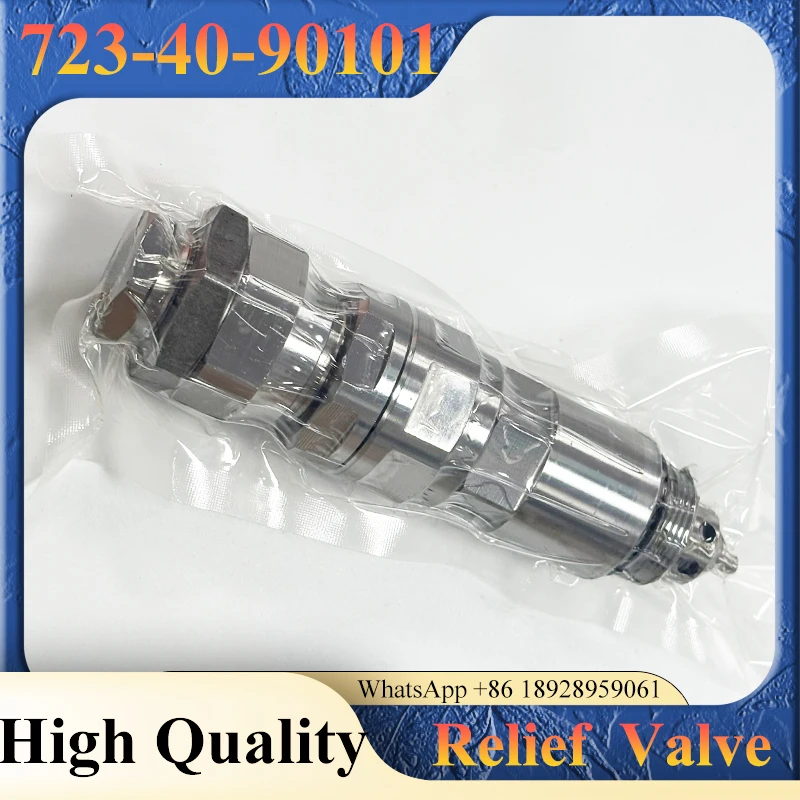 

Excavator Main Relief Valve 723-40-90101 for Komatsu Control Valve 7234090101 Excavator Parts