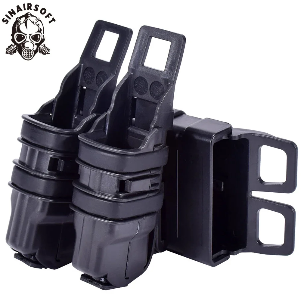 Tactical 5.56mm M4 M16 FastMag Molle Clip Magazine Pouch Pistol Mag Carrier Holder Hunting Airsoft AR Fast Mag Holster