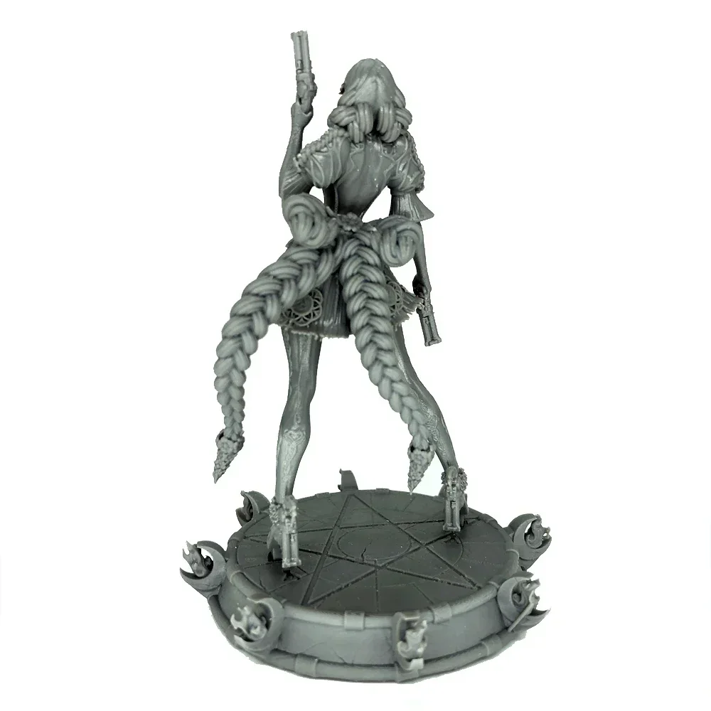Bayonetta 1/24 Scale Resin Model Kit Unpainted Anime Action Figure Collector\'s DIY Craft Kit High-Precision Gaming Miniature