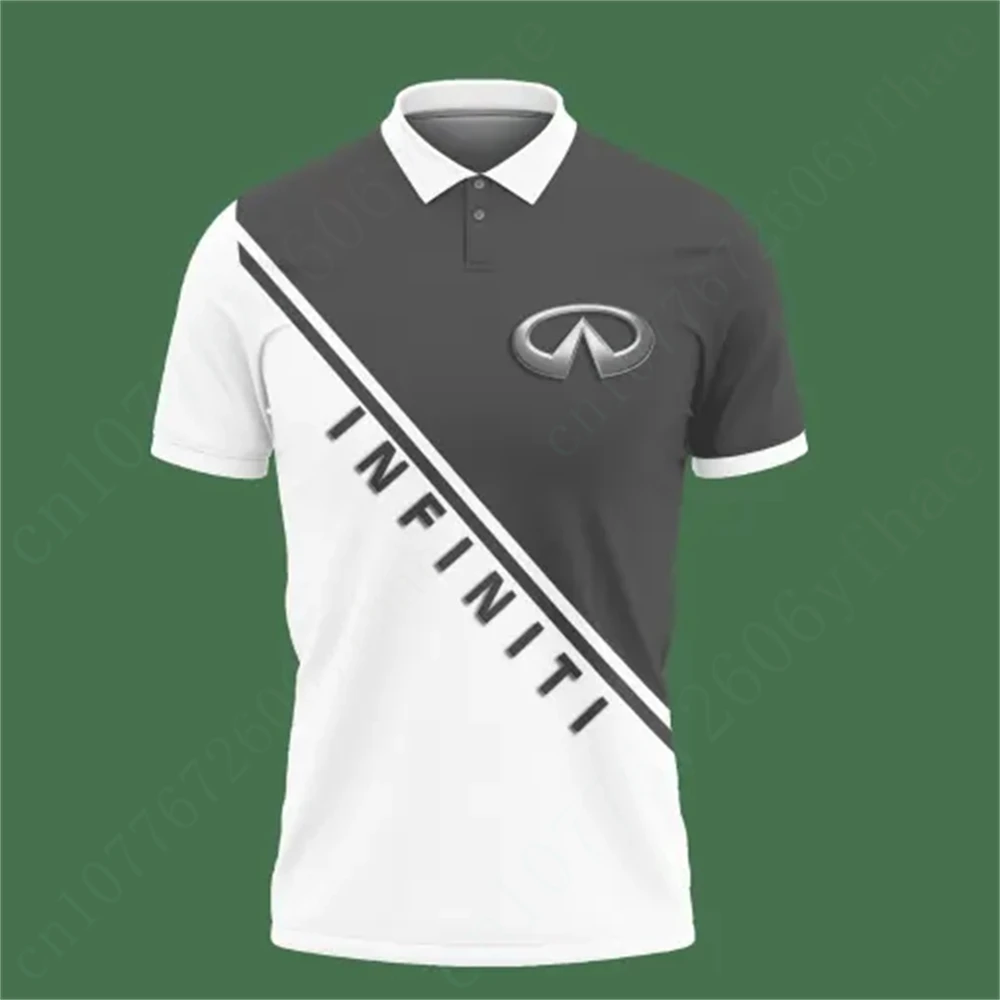 Infiniti Harajuku Golf tragen Anime Polo-Shirts und Blusen Unisex Kleidung lässig T-Shirt für Männer atmungsaktive Kurzarm Top