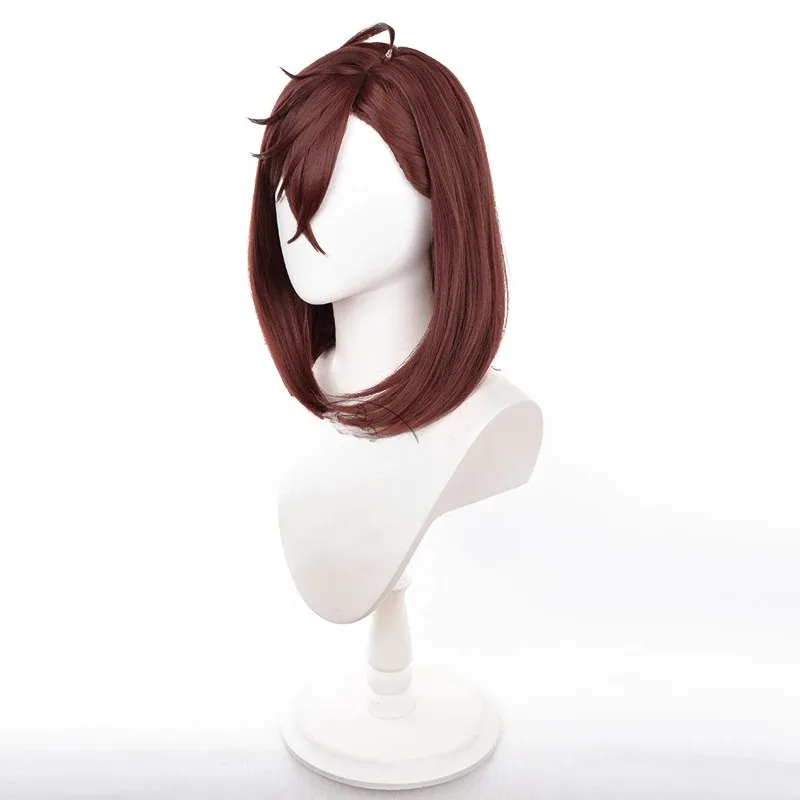 Ayase Momo أنيمي DAN DA DAN تأثيري الدعامة شعر مستعار بني أزرق طويل أقراط كليب النساء فتاة مجموعة هالوين عرض الحفلات اللعب الإكسسوار