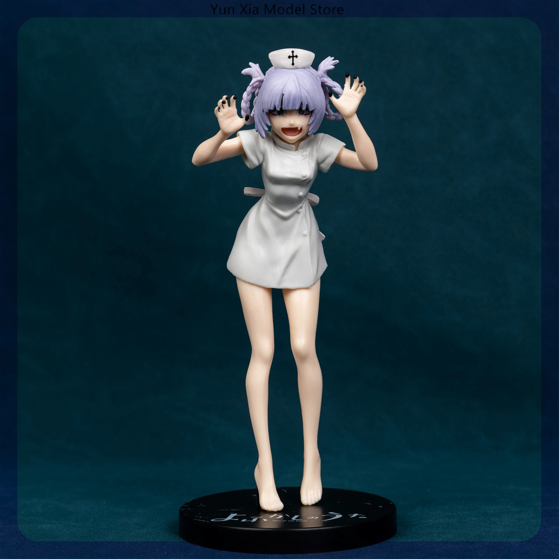 18.5cm Call Of The Night Nazuna Vampire Nurse Anime Figure Model Gk Statue Boys Collection Desktop Decoration Ornament Toys Gift