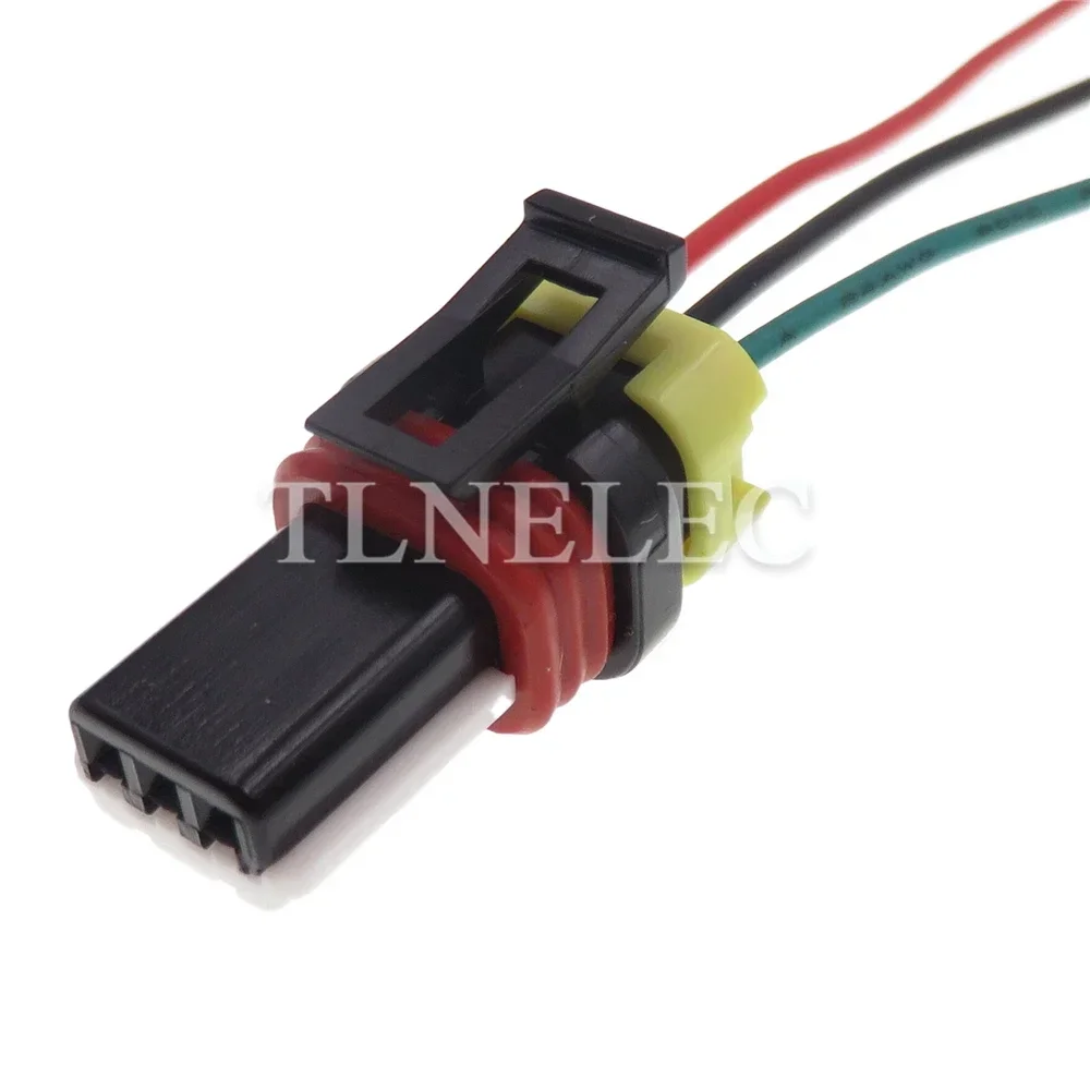3 Pin Way Auto Headlamp Height Regulator Unsealed Socket With Wires Car Wire Cable Connectors 1-936527-2For Kia