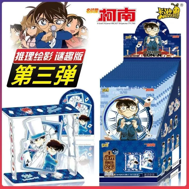 

Kayou натуральная детектива Конан, открытка, посылка, поступление Конан, Хэллоуин, загадочные коллекционные карты, игрушки, подарки, акриловые периферийные устройства