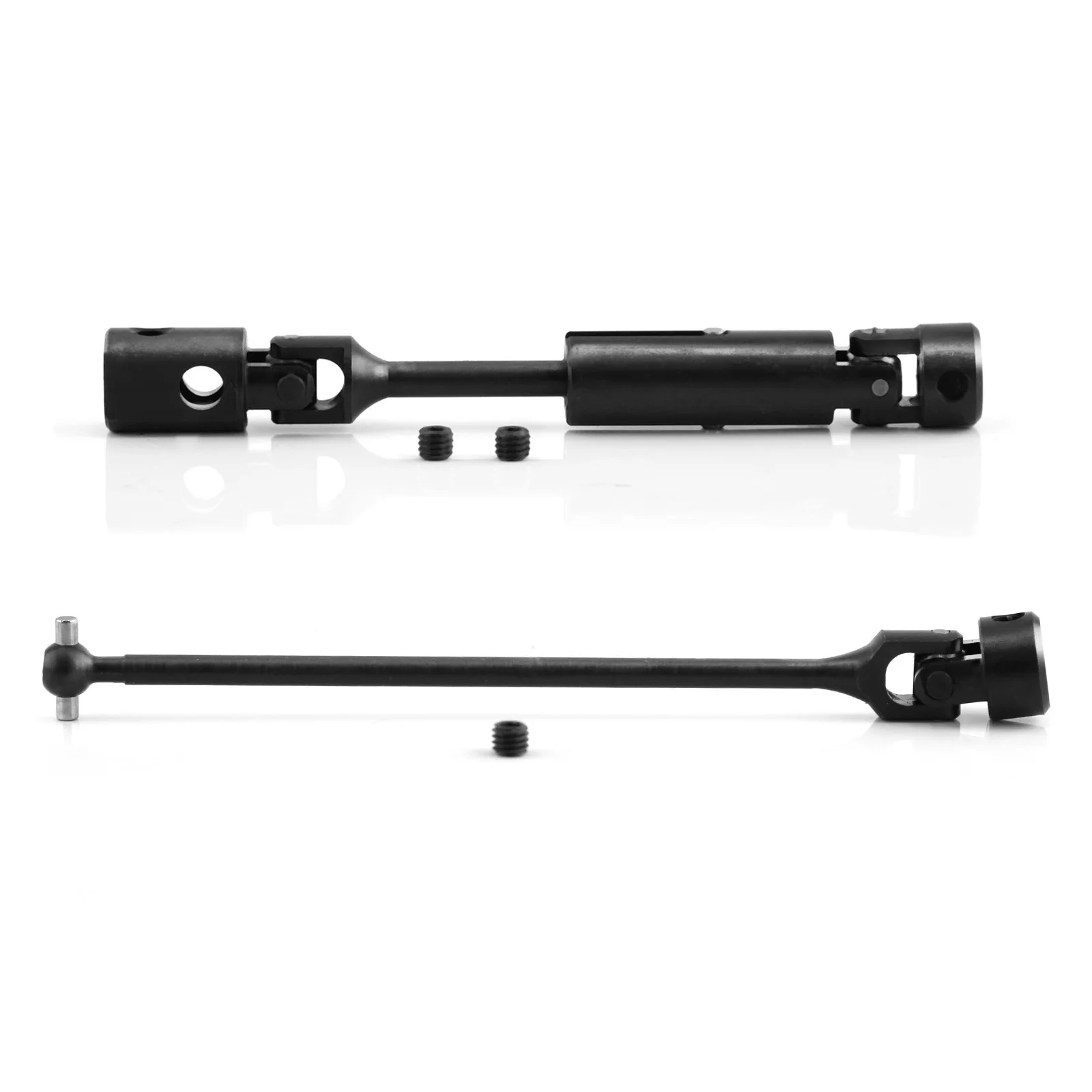 Metalowy przedni i tylny środkowy wał napędowy CVD Driveshaft MA357 MA358 dla 1/8 KYOSHO USA-1 Foxx RC Monster Truck części zamienne