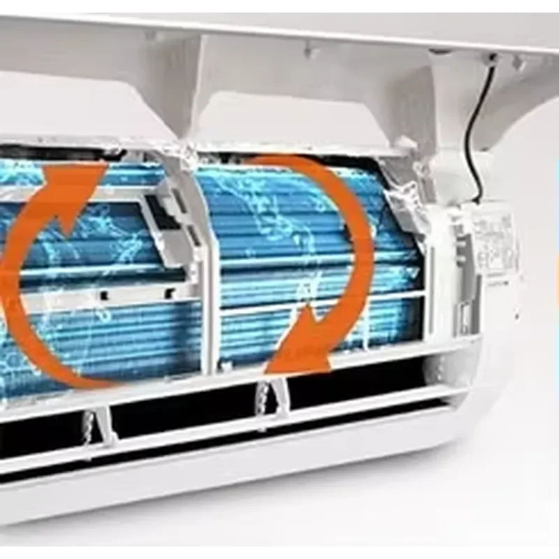 for 12000Btu 1.5HP 1 Ton 100 Percent Solar DC 48V Battery Powered Hybrid Split Solar Air Conditioner 4
