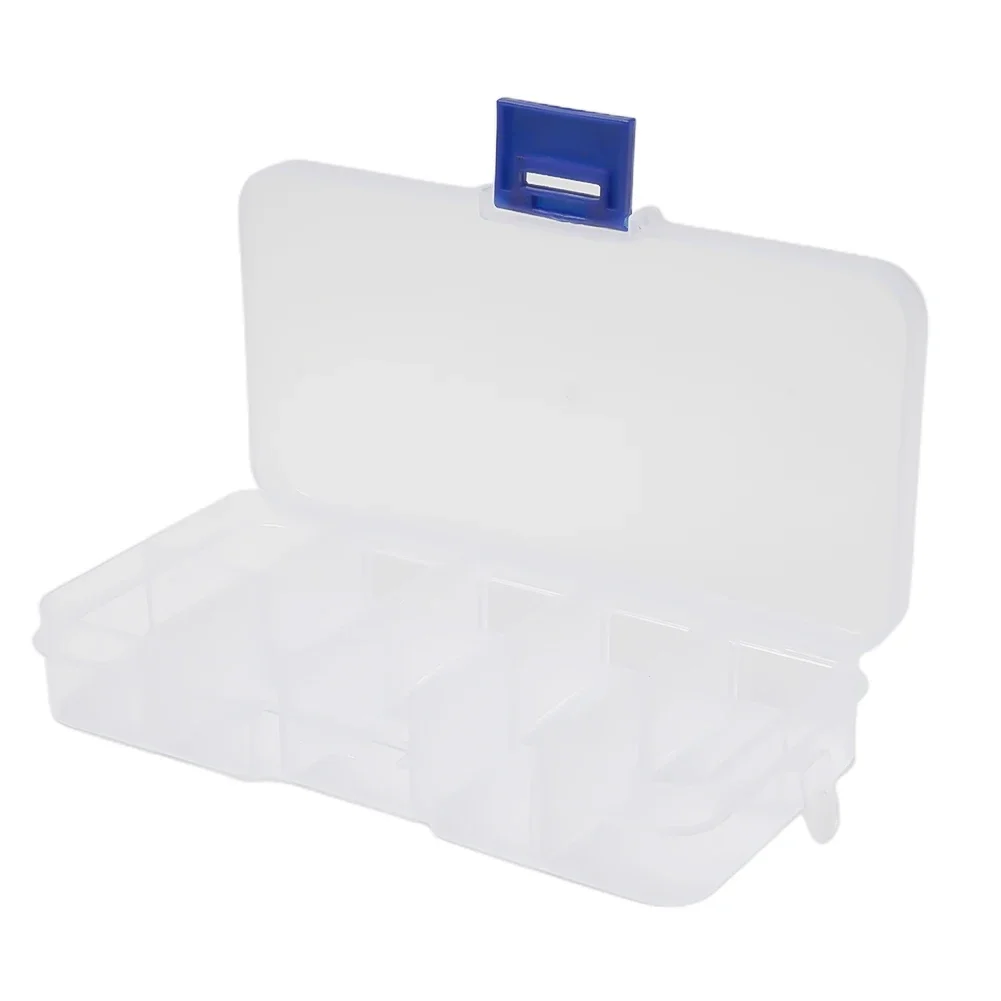 White Case Plastic Storage Jewelry Beads 10/15/24 Compartments DIY 1pc 3 Types Display Tray Earring Charms Hot