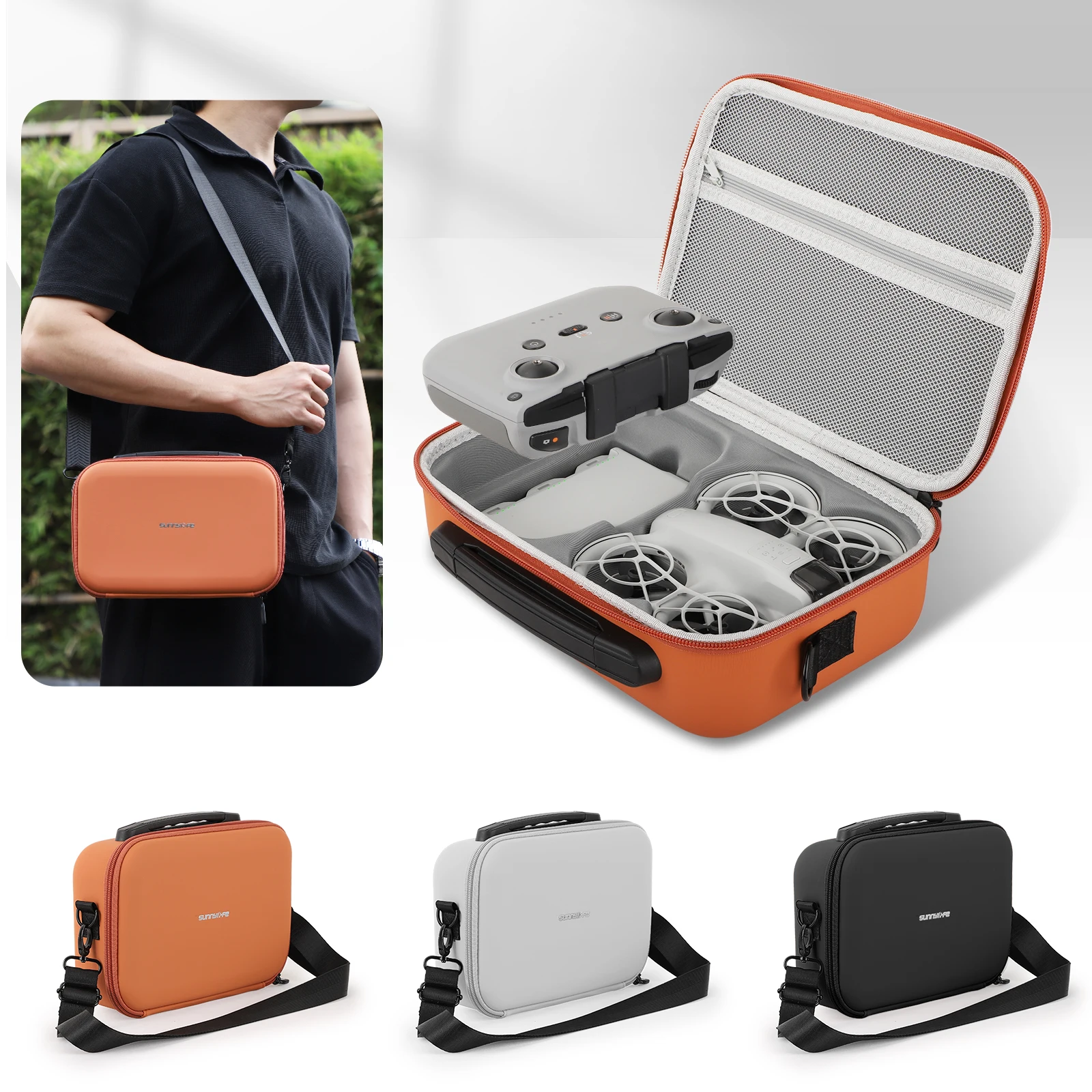 Sunnylife storage bag for DJI NEO Fly More Combo handheld flight camera protection box bag drone Storage Box accessories