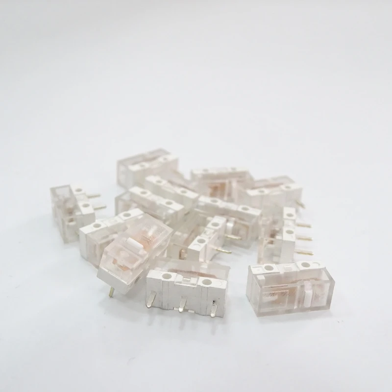 2 PCS Microswitch Subminiatura Compatível Mouse Botão Esquerdo Direito