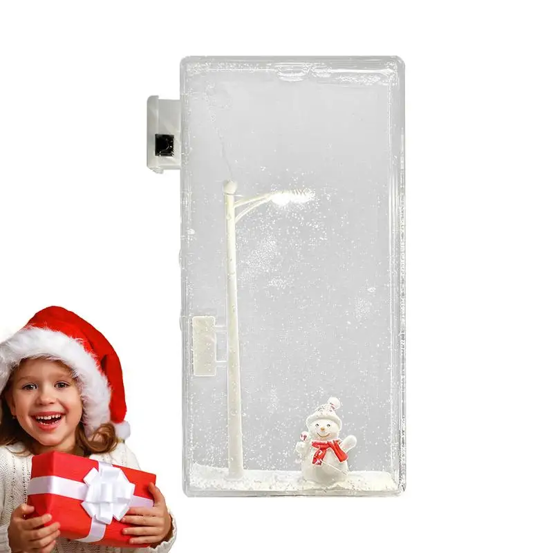 Lumière LED bonhomme de neige faite à la main, veilleuse de bureau, escales faites à la main, Noël, chambre à coucher