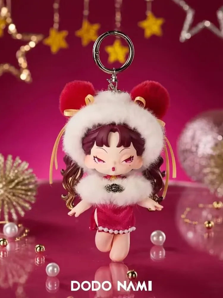 뉴 도도 나미 치어스 데이 시리즈 블라인드 박스 장난감 사랑스러운 비닐 펜던트 피규어 도도 슈가 미스터리 박스 키체인 인형 크리스마스 선물