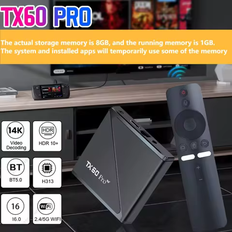 Android 10 TV Box Set Top Box 14K 2.4G/5G Dual WiFi Android Box Smart TV Box with Remote Control