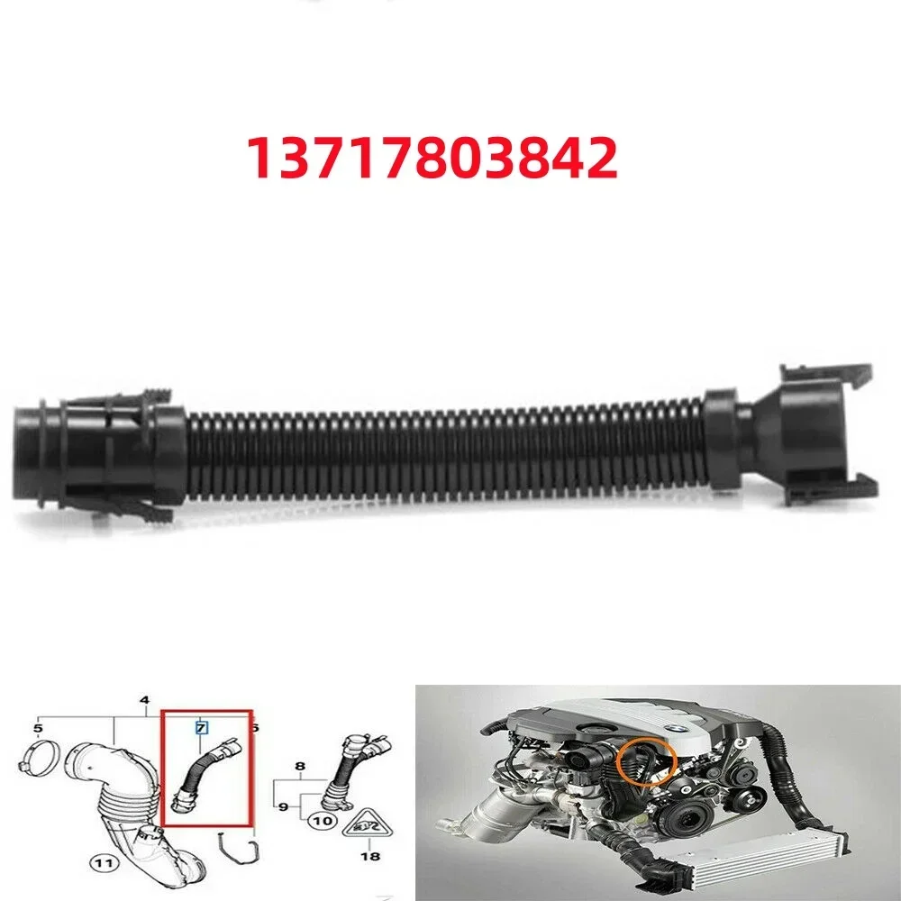 1PC Air Intake Breather Pipe Hose Rocker For Genuine BMW Cam Cover  Air Intake System Intake Manifold Parts N47/N57 13717803842