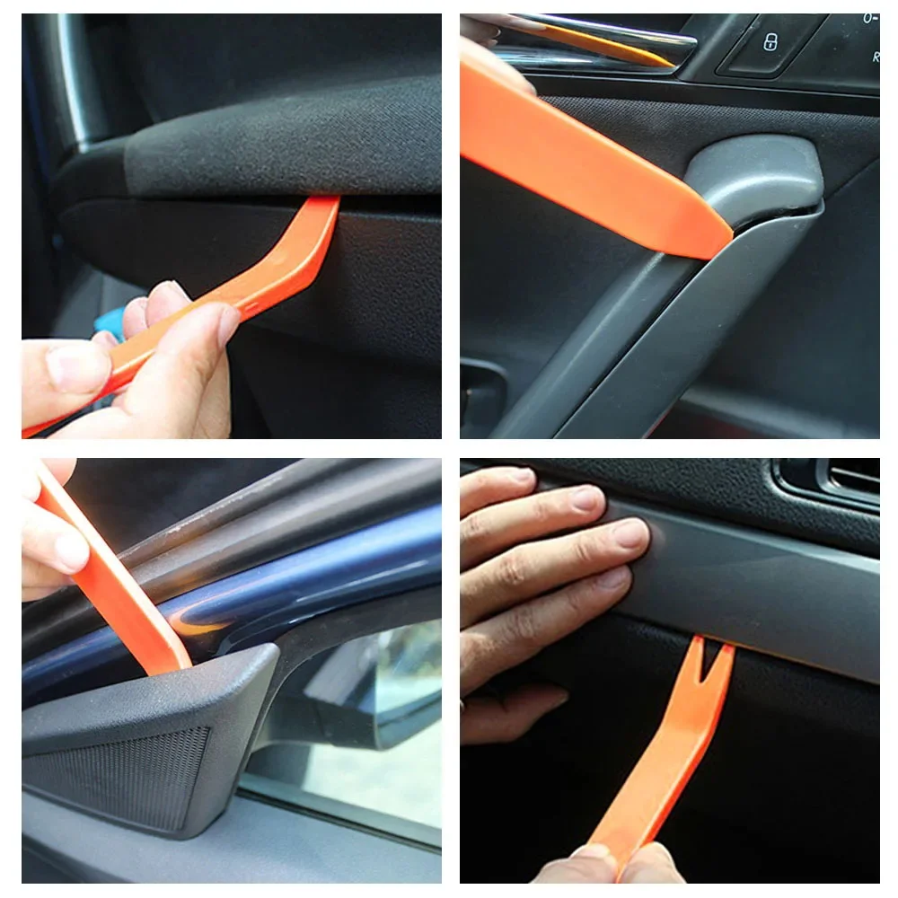 Auto Car Radio Door Clip Audio Removal Kit Car Audio Removal Trim Panel Dashboard Car DVD Player Repair Hand Cockpit Pry Tool