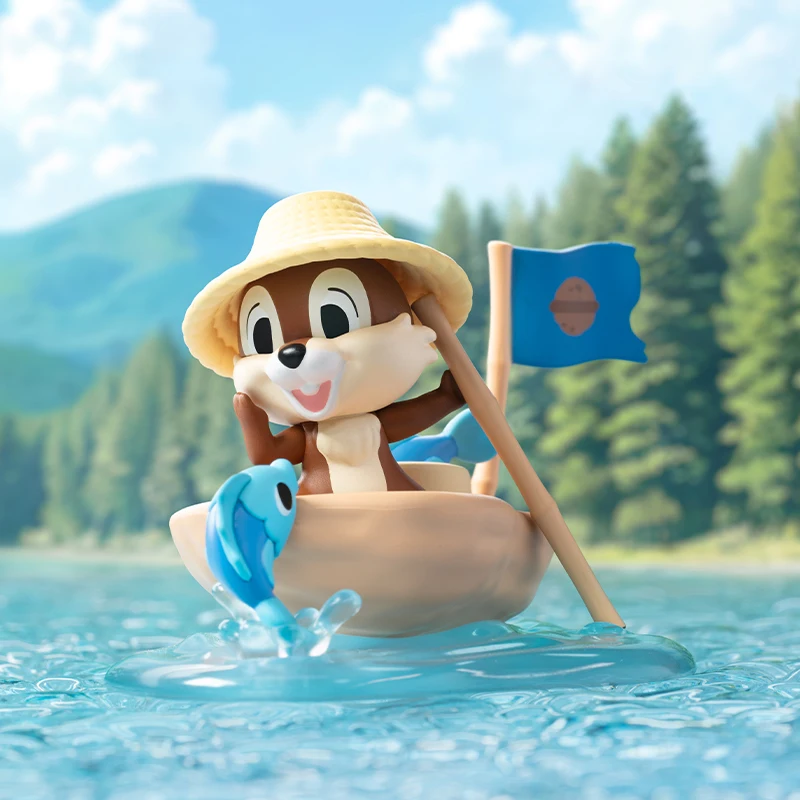 POP MART Chip 'n' Dale Daily Series Scene Sets, Mystery Blind Box, Disney Cute Toy, Presente de Aniversário, 1Pc, 9Pcs