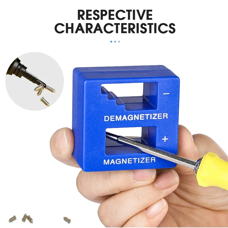 2 in 1 Screwdriver Magnetizer Demagnetizer Professional Tool for Screw Driver Drill Bit Hand Tool Parts Magnetic Pickup Tool
