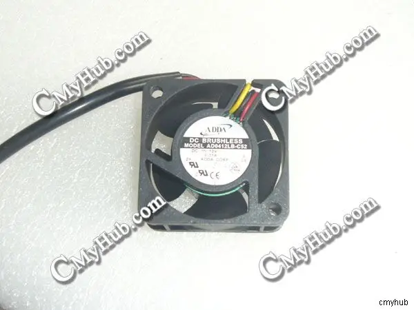 For ADDA AD0412LB-C52 DC12V 0.11A 4020 4CM 40mm 40X40X20mm 3Pin 3Wire Cooling Fan AD0412LB-C52 C52