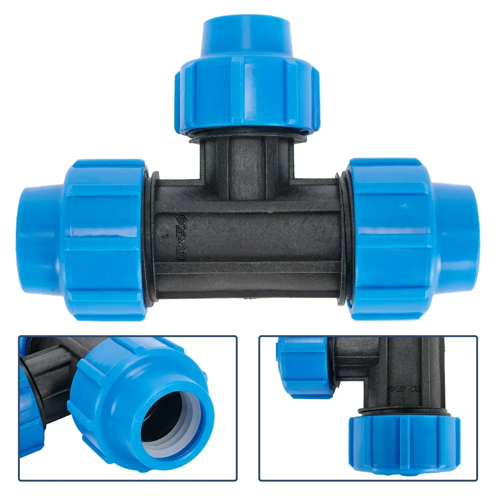 High Quality Water Pipe Fittings PP Fitting Public Green Space Reducing Tee Screw Joint Agricultural Production