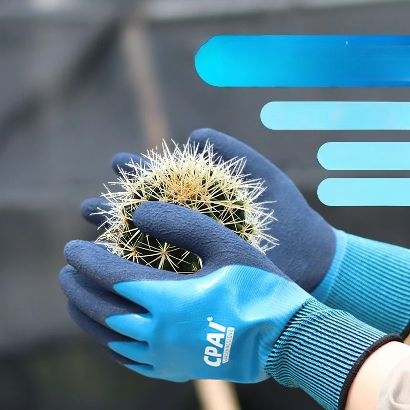 Horticultural gloves are stab proof, puncture proof, waterproof, suitable for planting roses, weeding, and floral artists