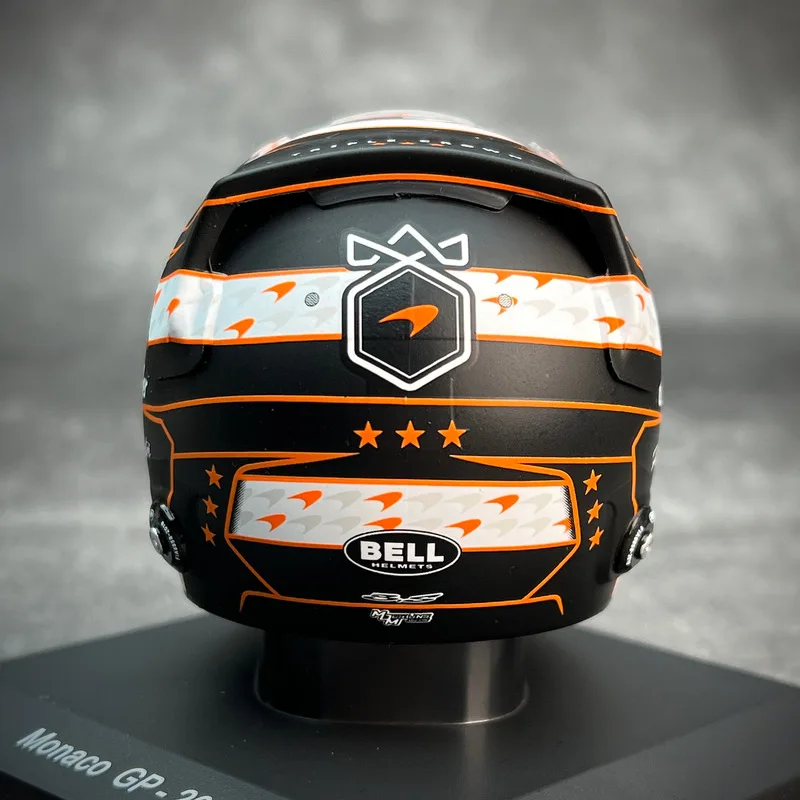 New In Stock Spark 1:5 Mcl60 Piastri f1 2023 Monaco Grand Resin Helmet Model Miniature Diecast Ornaments Custom Toys Kids Gift