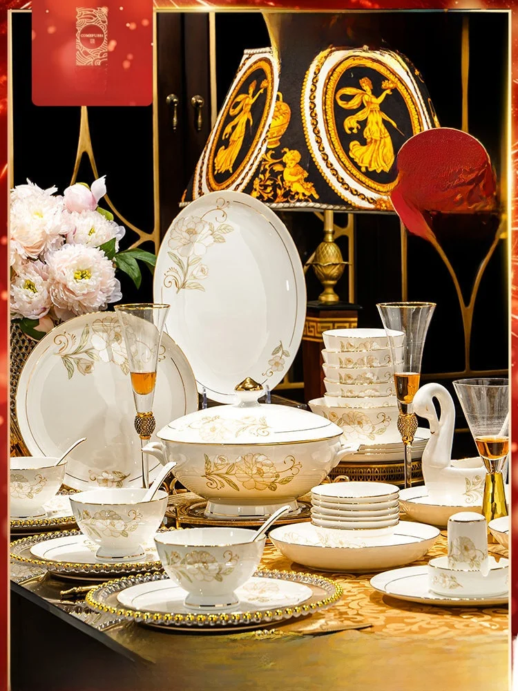 

Китайская фарфоровая чаша для риса, индивидуальная, высококачественная, из Цзиндэчжэня, для торжественных мероприятий