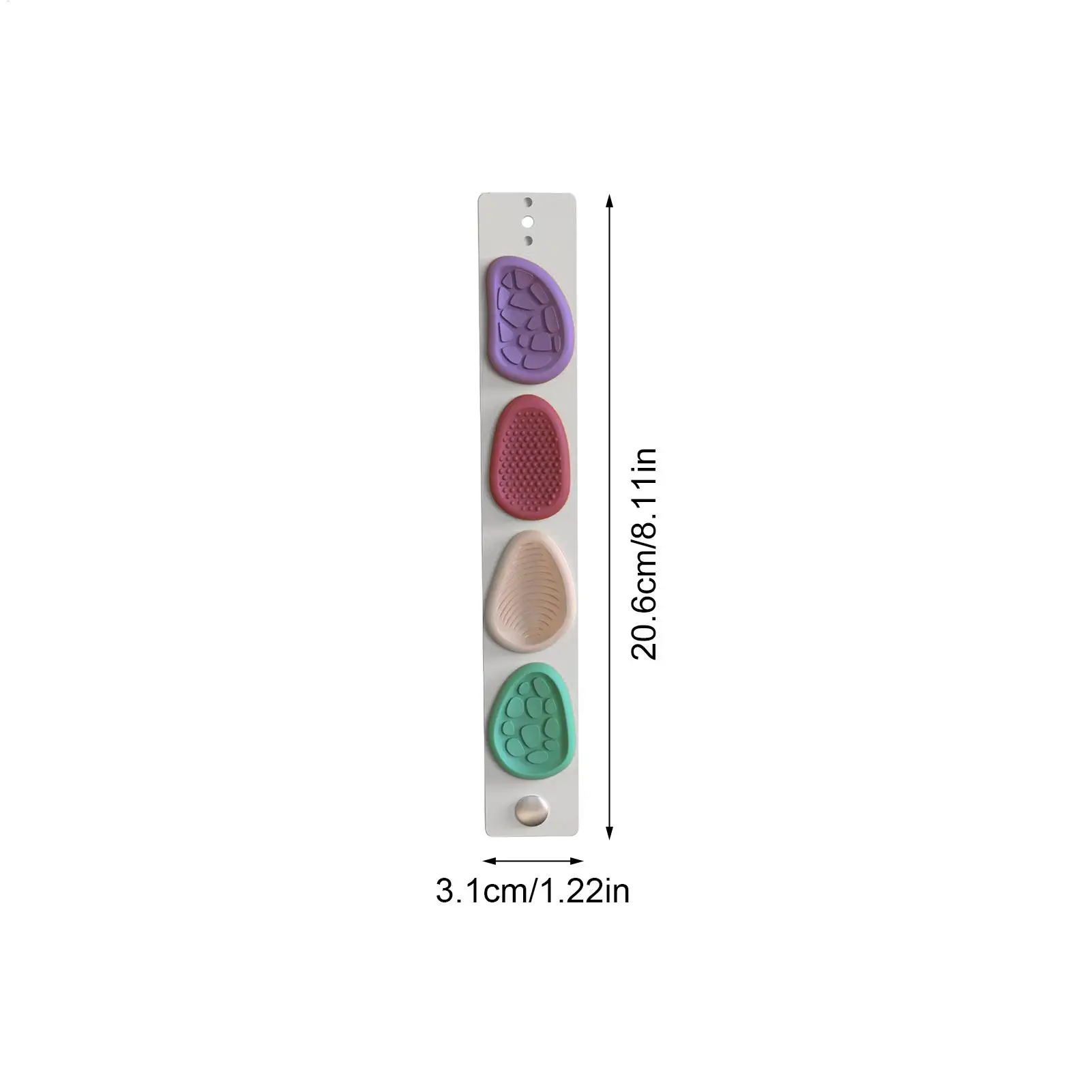Fidget Stones Pinch Calming Relief Toy Portable Tactile Meditation Bracelet Toy For Kids School Gym Desk Travel Indoor Outdoor