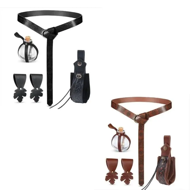 R1We CELLEUR PU MÉDIÉVALE AVEC PACHE CONORME POUR LE TAILLE POUR LE ROLADE COLLECTEUR ACCESSOIRATION