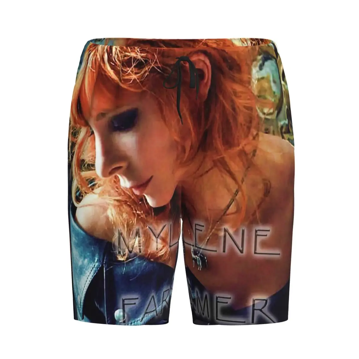 

Custom Mylene Farmer French Singer Shorts Sleeping Pants Men Pajama Pants Lounge Sleep Sleepwear Bottoms