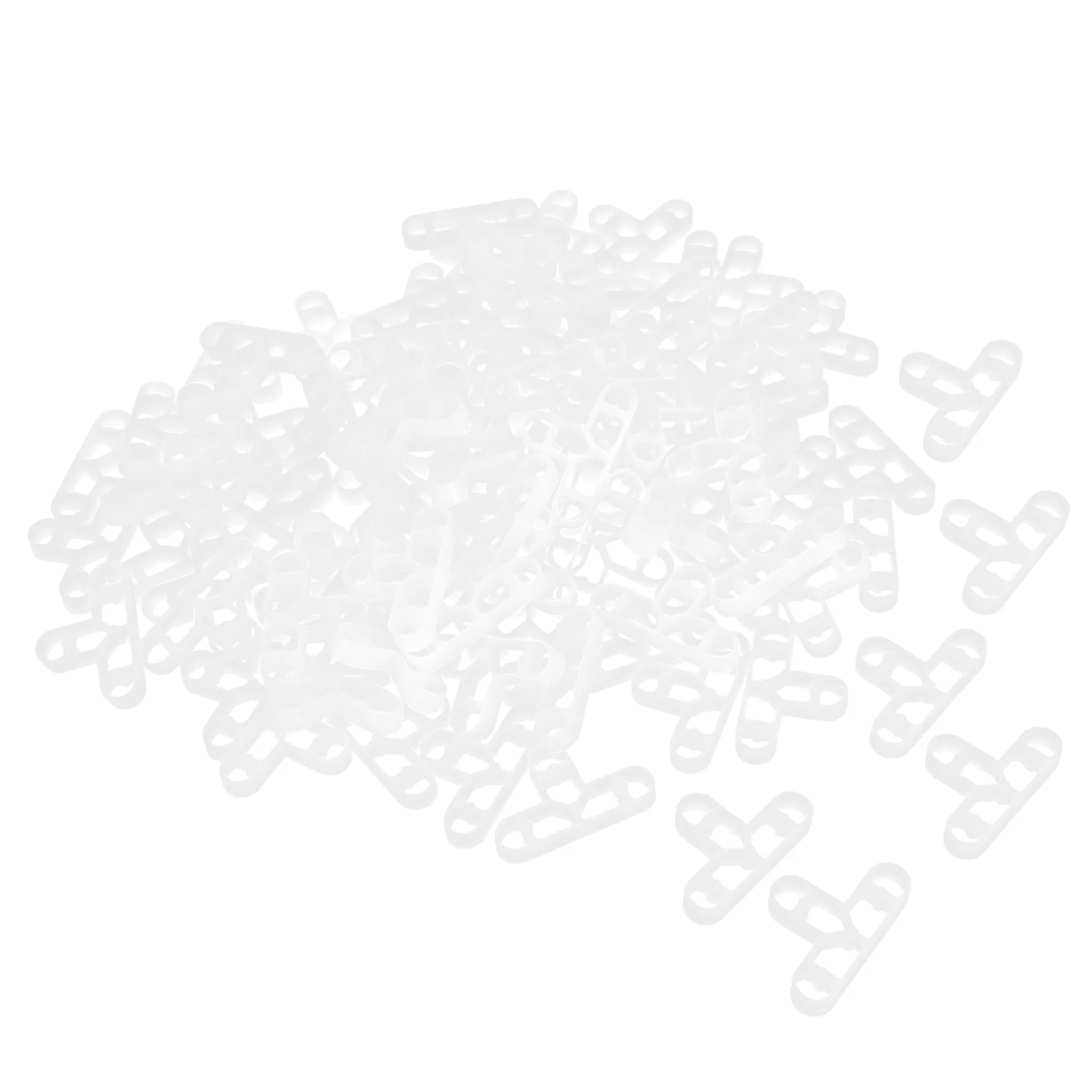 100Pcs Plastic Tile Leveling System T-Shaped Spacers for Floor Wall Ceramic Tiles Easy Install Reusable Professional Tile