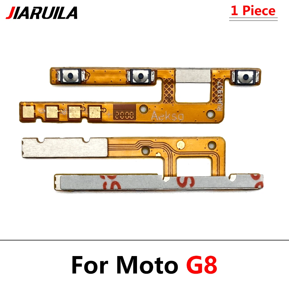 50Pcs, Volume Button Power Switch On Off Button Flex Cable For Motorola Moto G5 G6 G8 G7 G9 Plus Play Power Lite