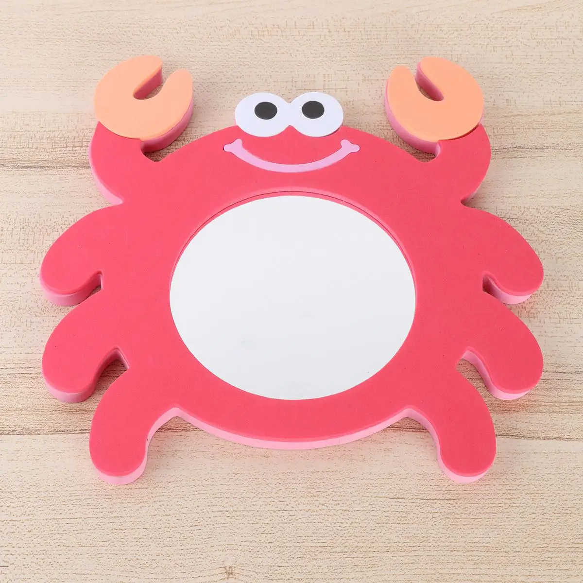 Mainan Mandi EVA Desain Kepiting Cermin Bayi Anak-anak Mainan Cermin Kartun Mainan Edukasi Mandi Anak-anak Mainan Mandi Air Menyenangkan Kolam Renang