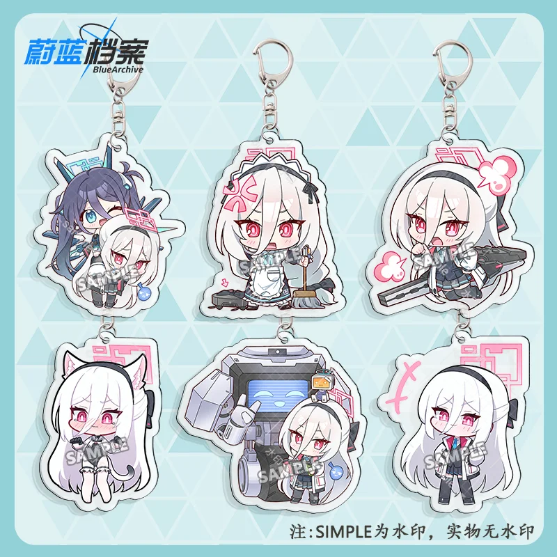 Chibi Kei Tendou Arisu Characters Pendant Keychain Hot Game Blue