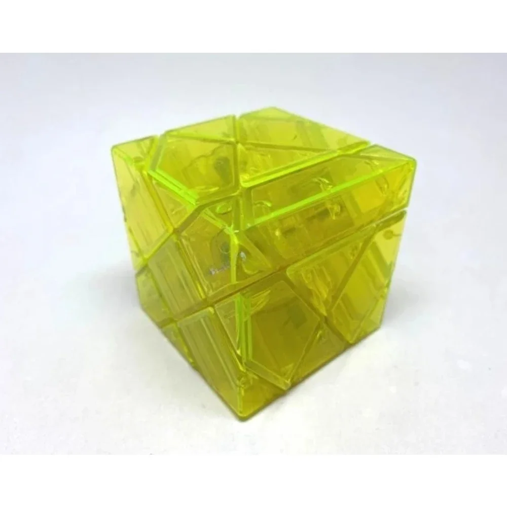 Super Fisher 3x3x3 Cube Calvin's Puzzle Ice Green Ice Blue 6-color Stickers Strange-shape Magic Cube Children's Educational Toy