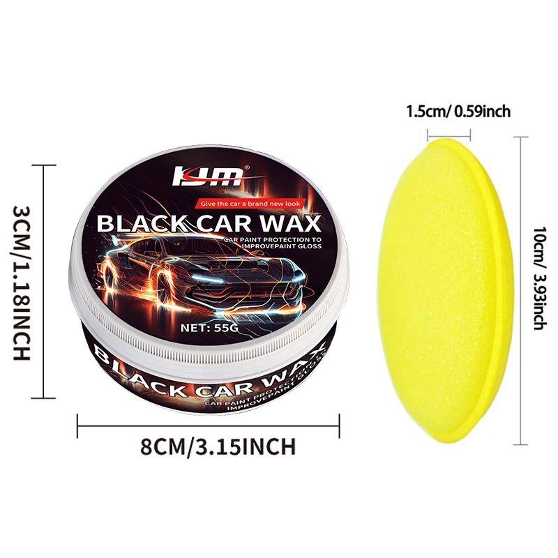 High Gloss Black Car Care Wax Long Term Paint Protection Auto Polishing Anti Oxidation Vehicle Surface Maintenance Agent view 5
