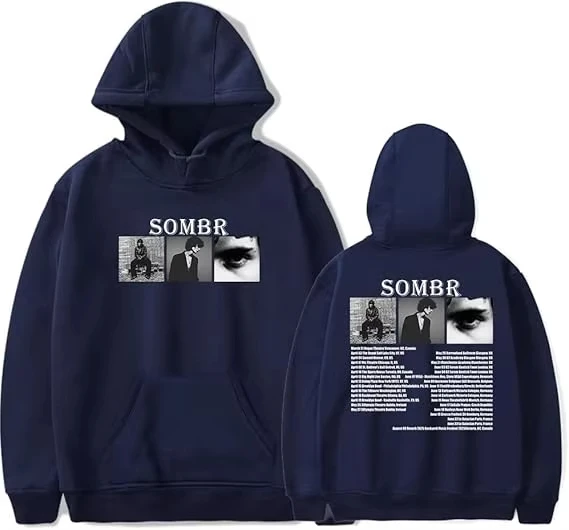 

Sombr Merch Live 2025 Tour Hoodie Long Sleeve Fan Merch Fashion Pullovers Casual Outfits for Men Women