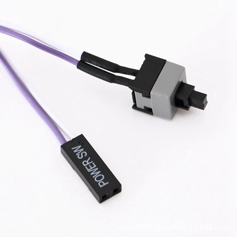 20 قطعة 50 سنتيمتر زر الطاقة الطويل كابل التبديل للكمبيوتر التبديل إعادة تعيين طاقة الكمبيوتر لحظة إعادة تعيين السيارات زر SW