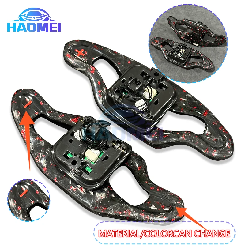 

Forged Carbon Fiber Paddles Are Suitable For Steering Wheel Accessories And Automotive Parts For Audi A4 B9, A4 B8, A6, C8, Q5L