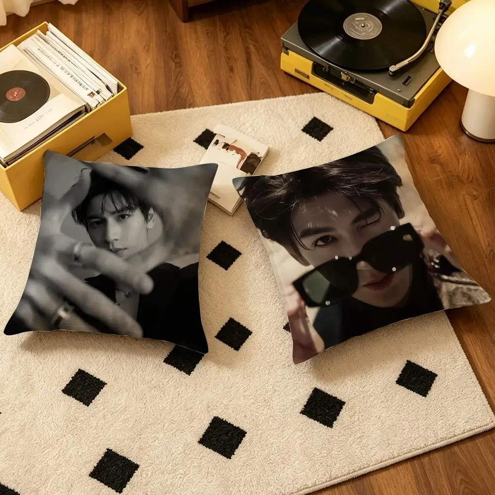 Celebrity Z-Zhang L-Linghe Cushion Cover Home Decor Cushion Cover Soft Throw Pillowcase for Sofa Bedroom Outdoor Use