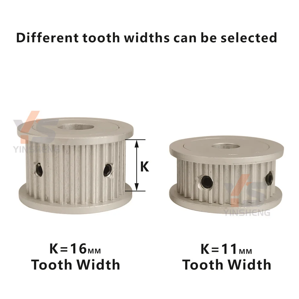 HTD 3M Synchronous wheel 12T 13T 14T 15T 16T 17T 18T 19T 20 Tooth Belt width 6 10 15 MM Keyway 3-20 3M Timning pulley 3D Parts