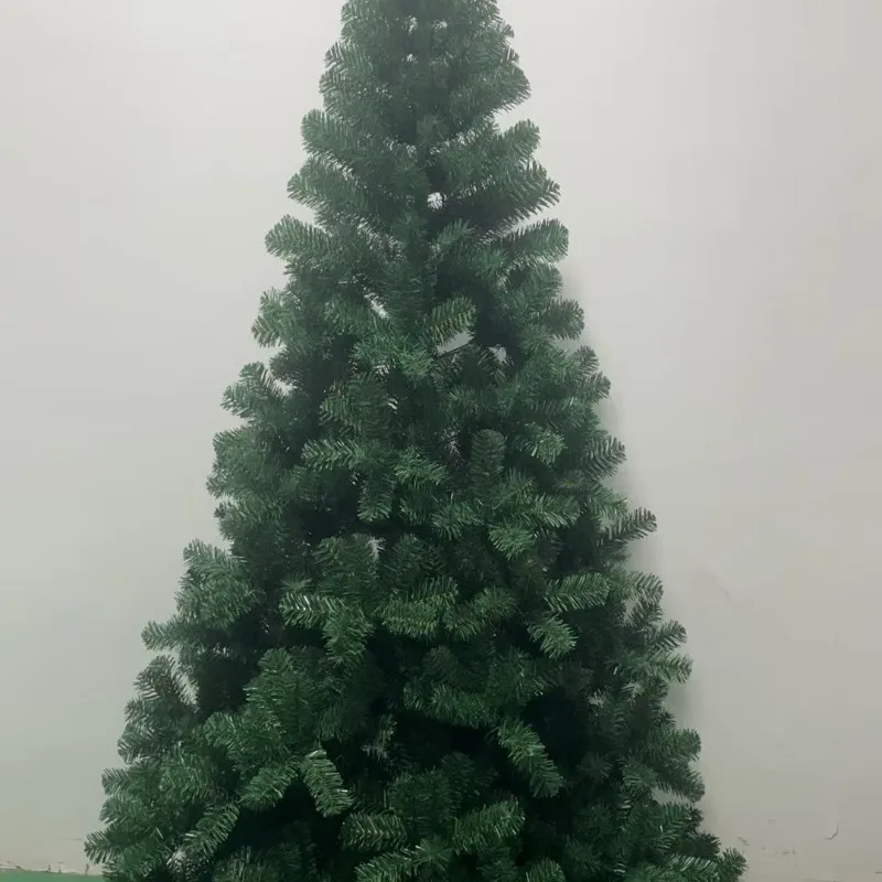 1.5m Christmas Tree PVC Ordinary Leaves 6 Branches 0.7m Diameter 600 Tips Artificial Xmas Tree For Home Holiday Decoration