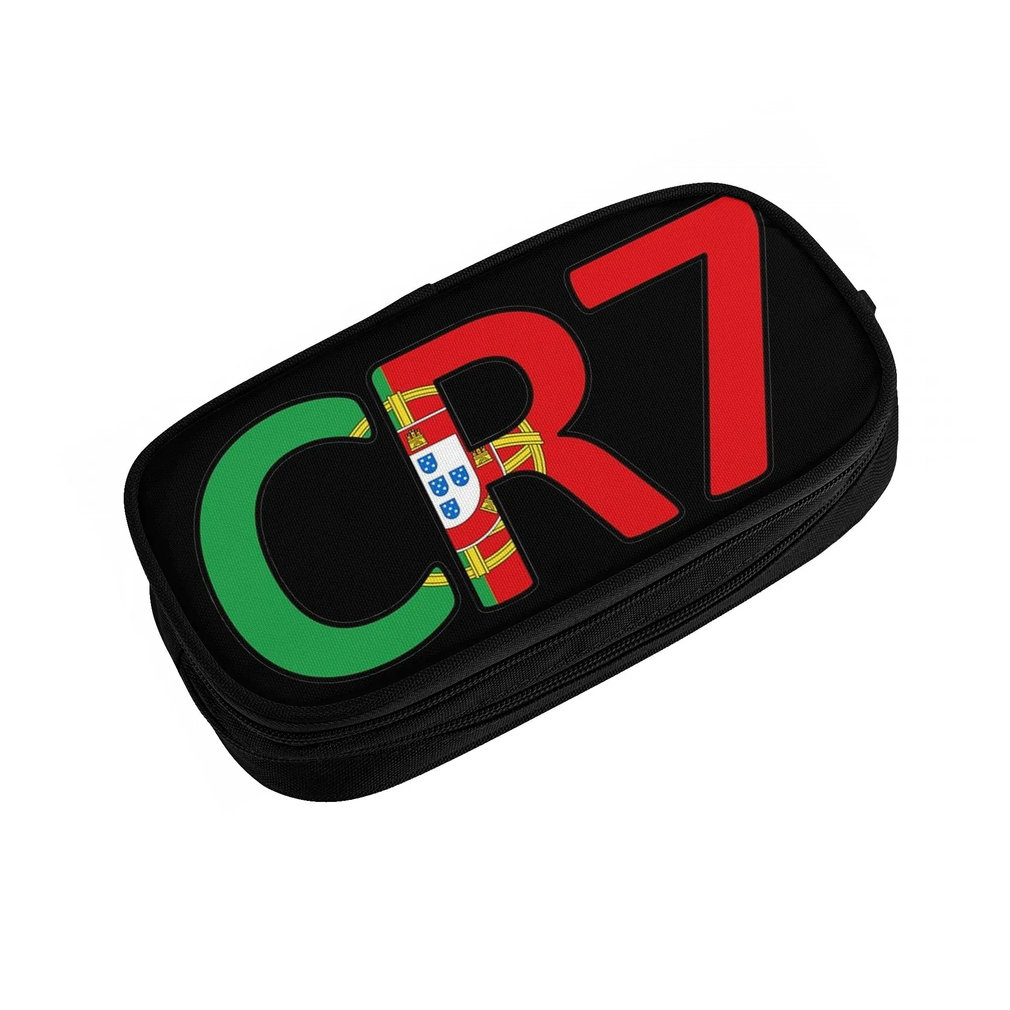 Fun CR7 Ronaldo 7 Pencil Cases Soccer Pencil Box Pen Box Kids Large Storage Pencil Bags School Supplies Cosmetic Stationery - view 3