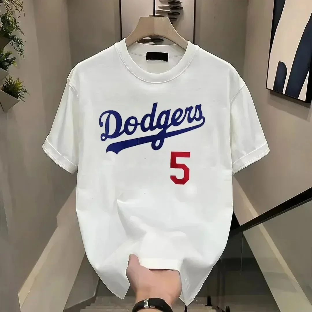 New Hot Sale Los Angeles Dodgers Number 17 Tshirt Pure Cotton Training Top Sport Short Sleeve Baseball Jersey For Kids/Adult