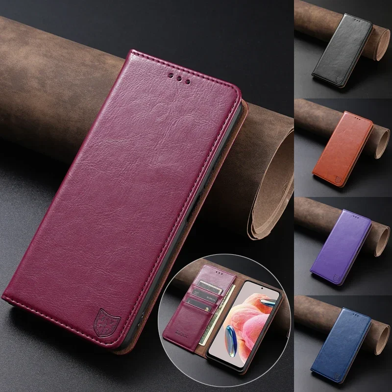 

Wallet Card slot Flip Anti Drop Leather Case For Xiaomi 13T 12T 11T Redmi 13C 12C 10C Note 13 Pro Plus 12S 12 Pro 11S 10S 9 8