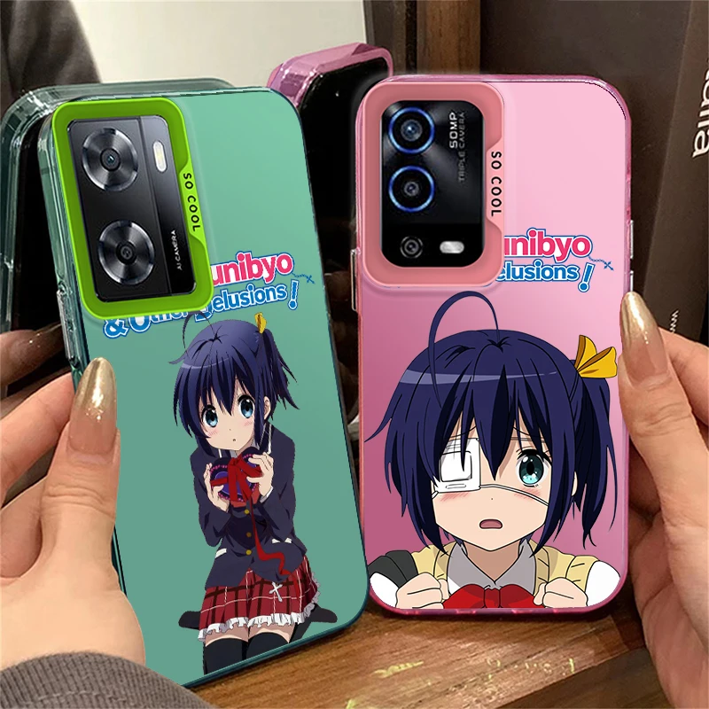 Love Chunibyo Other Delusions For OPPO Reno A98 A78 A76 A74 A58 8T 7Z 7 6 Pro 2020 4G 5G Fashion Colorful Silver Phone Case