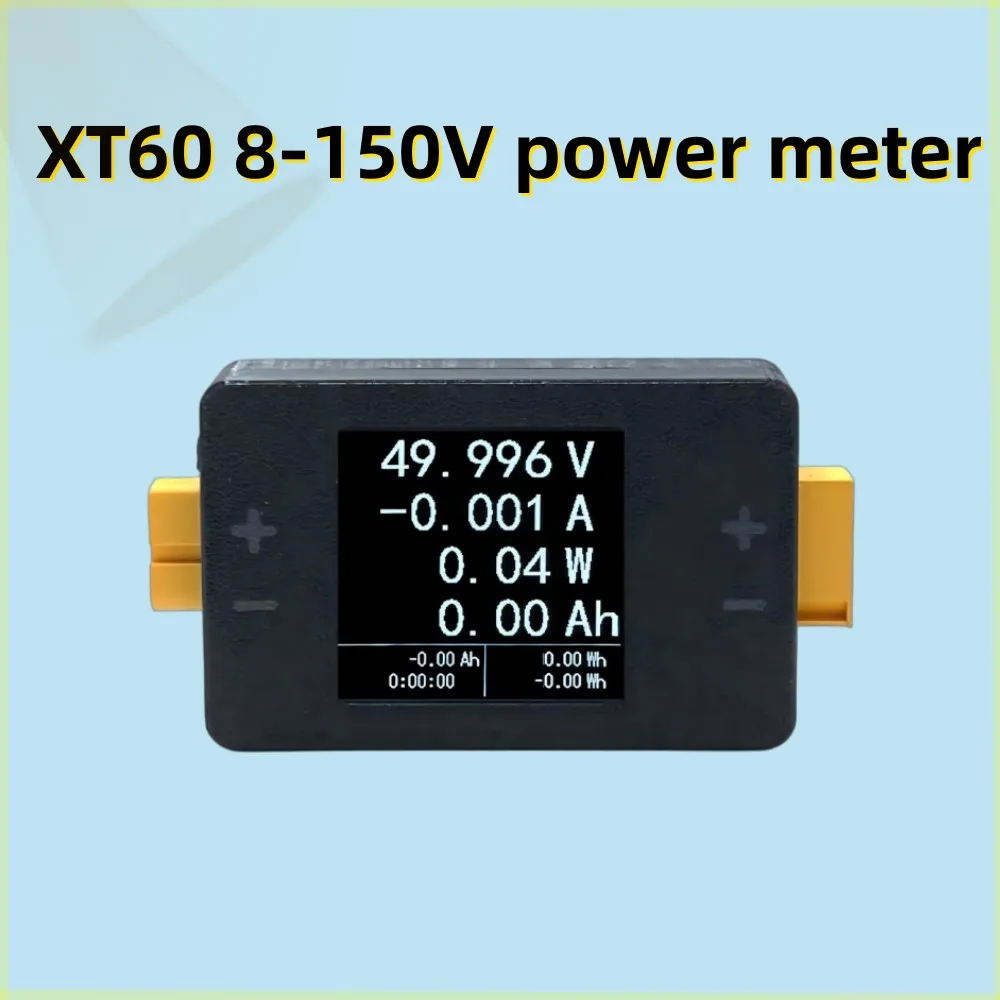 8-150V 25A Power Meter, XT60 Bidirectional Coulomb Meter, Model Aircraft /LIPO Battery Voltage And Capacity Tester