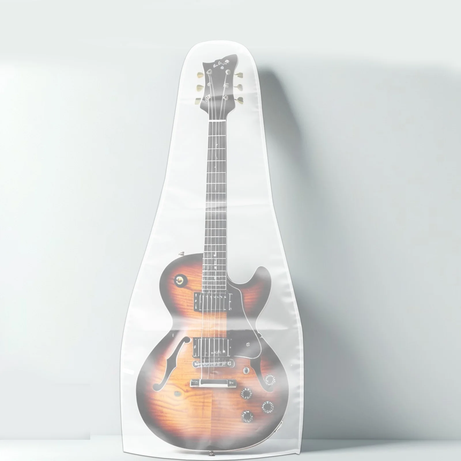 

Guitar Bass Dust Cover Electric Accessories for Musical Instruments Transparent Pvc